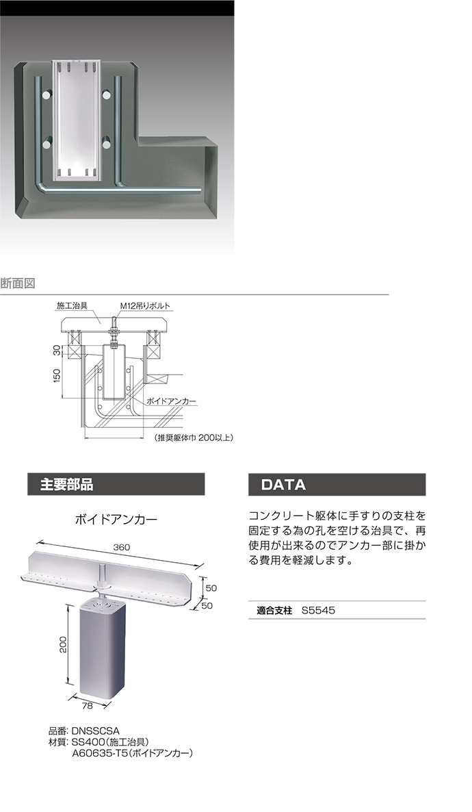 ボイドアンカー工法