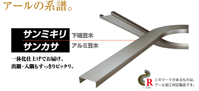 アルミ笠木「サンカサ」