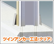 ツインアンカー工法(クリアレール)